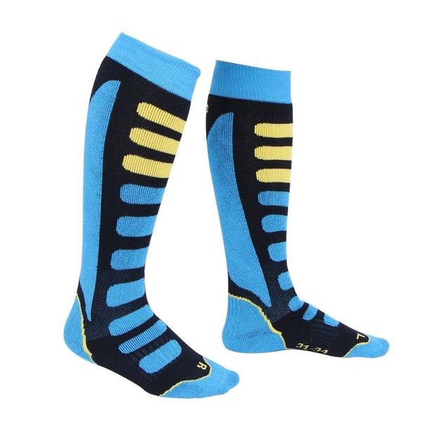 ski long sock thickened winter thermal sports socks snowboarding socks moisture absorption climbing skiing anti-slip, Black